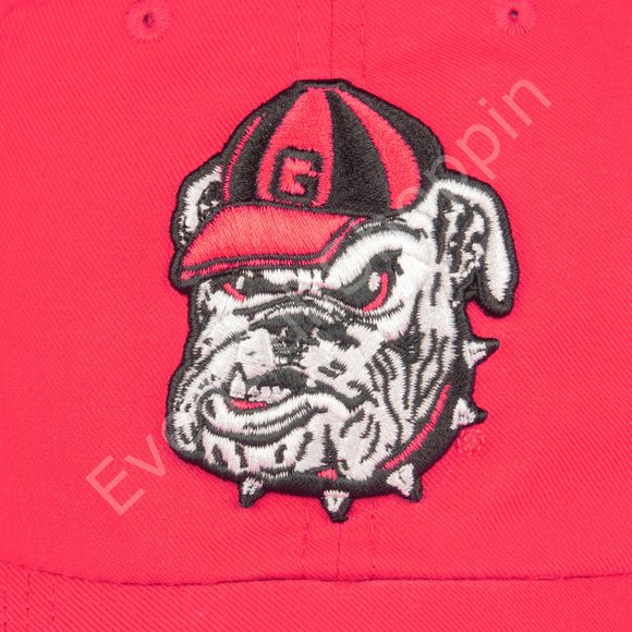 Nike Red Georgia Bulldogs Vault Swoosh Heritage 86 Adjustable Hat in Red - Picture 6 of 12